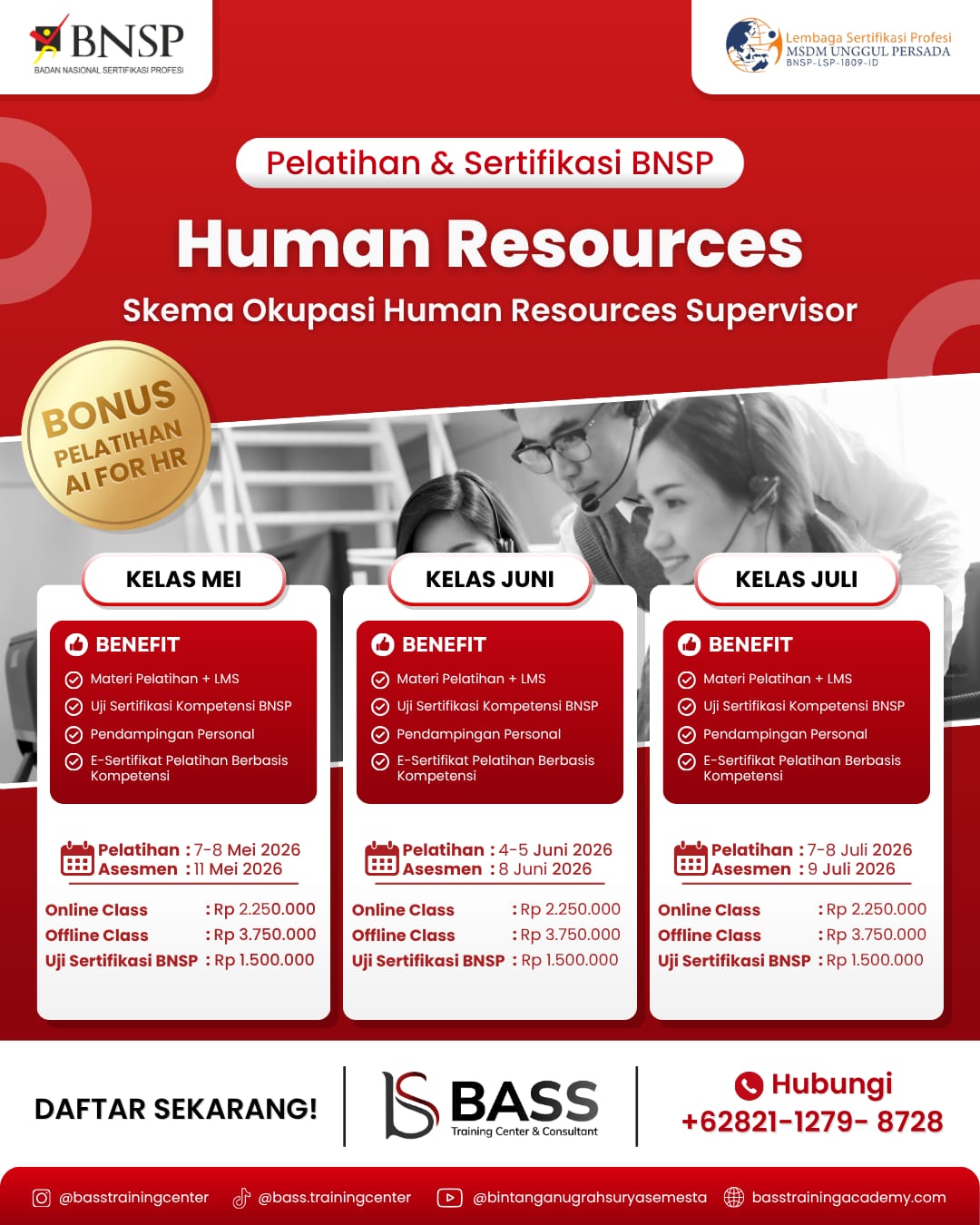 Human Resources Supervisor Mei Juli