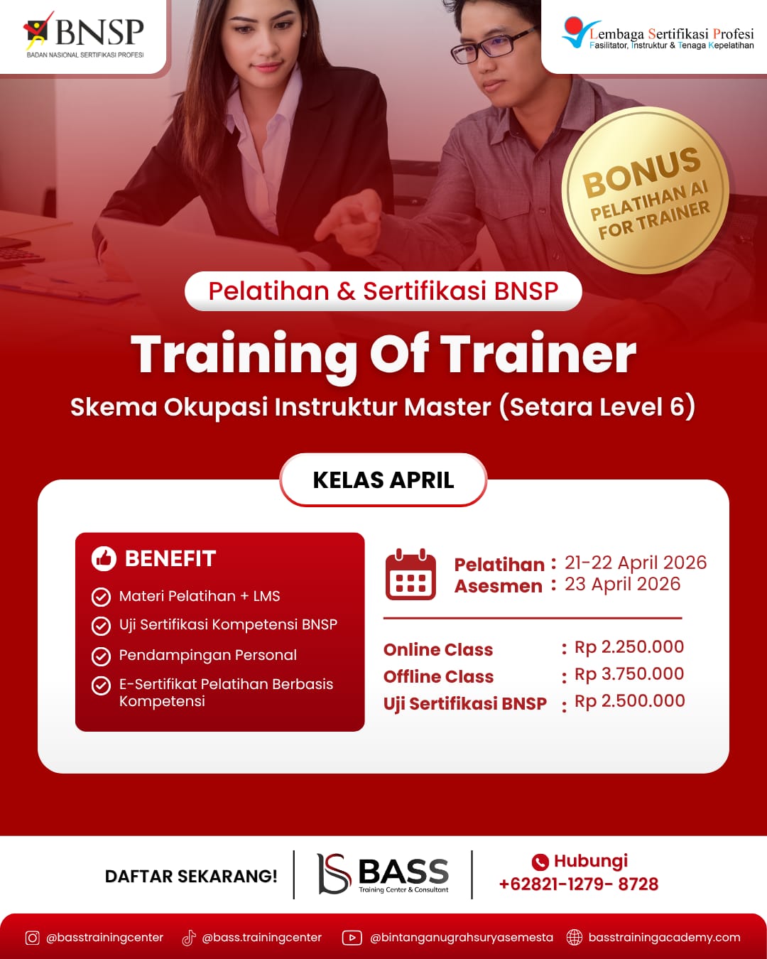 Training of Trainer Instruktur Master April